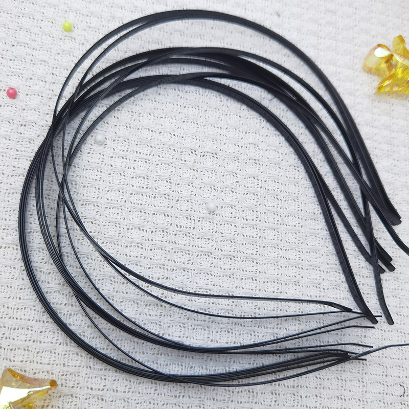 5mm Gold Black Metal Headband for Women luxury headband DIY Hairband Accessories