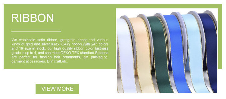 2.5cm Custom Ribbon With Logo Chiffon Organza Glitter Grosgrain Double Face Satin Ribbon For Decoration or DIY