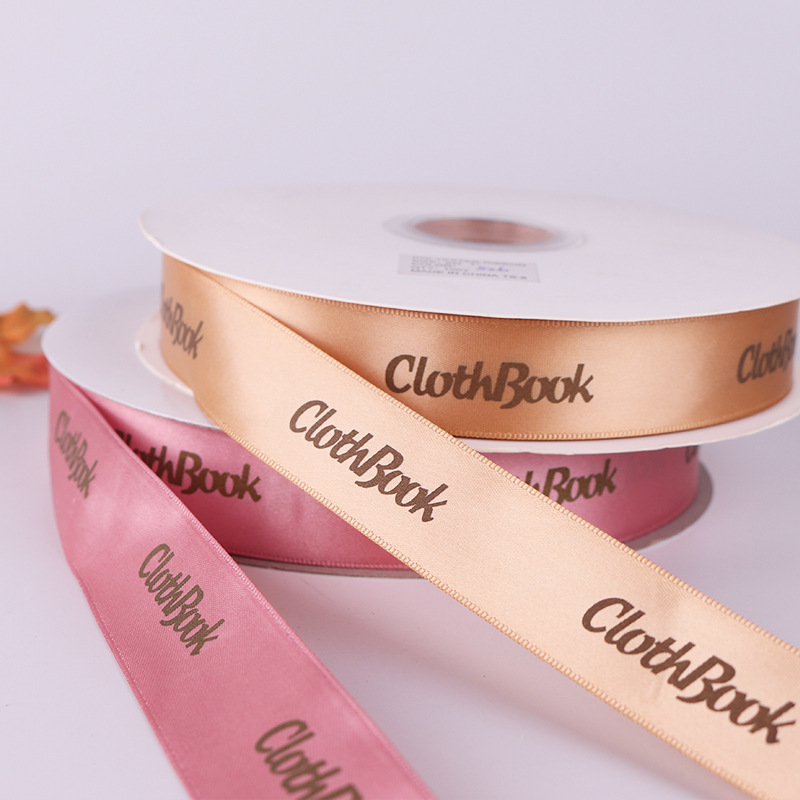 2 Inch Custom Print Satin Ribbons Gift Ribbons For Packaging Decoration