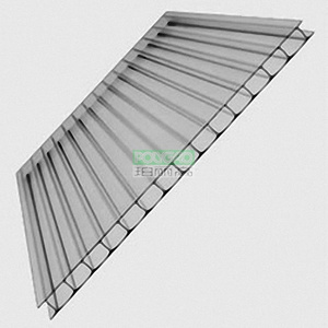 Foshan polygao Factory 10mm clear hollow polycarbonate  hollow sheet roofing panel