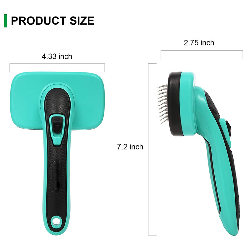 Massage Relaxing Comb Pet Cleaning Long Pin Brush Pet Dog Hair Brush Cat Comb Grooming And Care Cat