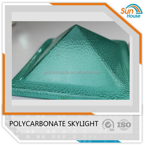 polycarbonate pyramid skylight soofing polycarbonate dome skylight