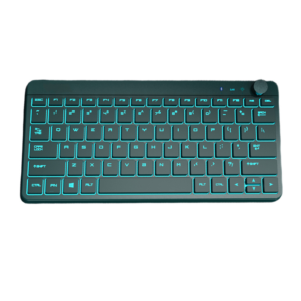 PCTENK XD019B Plus 77Keys Wireless BT Three-Mode With Keyboard Outemu Low Profile Switch For Office