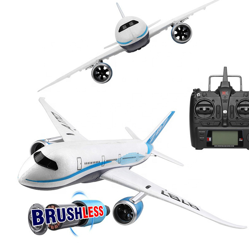 Wltoys Xk A170 Electric 2.4g Remote Control Hobby Flying Plane Rc Airplane Brushless Motor Boeing 787