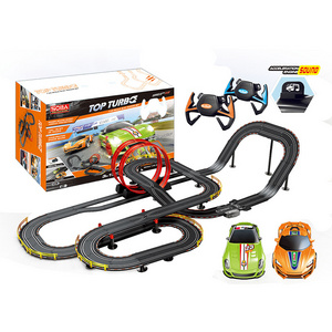 Hot Selling High Speed Remote Control Steering Wheel Track Electric Slot Cars Racing Toy