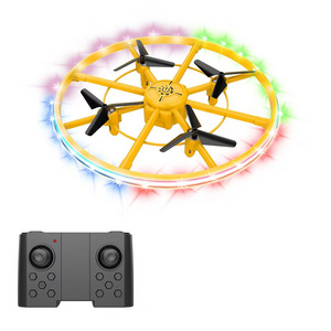 Kids Funny Mini Drone 360 Rotating Soaring Orb Ball Toy with Light Avoid Obstacle Sensor Flying UFO