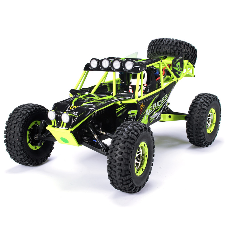 Children's toy Hot RC Car 2.4G 1:10 Scale Double Speed Remote Radio Control Electric Wild Track Warrior Car WLtoys 10428