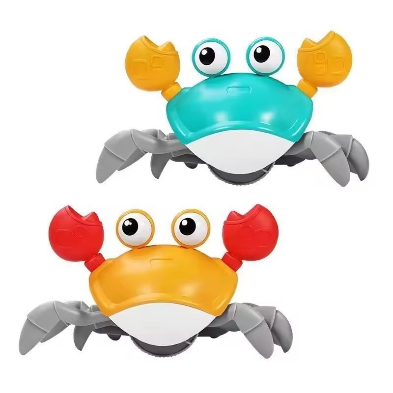 Eco-Friendly Kids Beach Swimming Float baby Crab Wind-Up Bath Toy