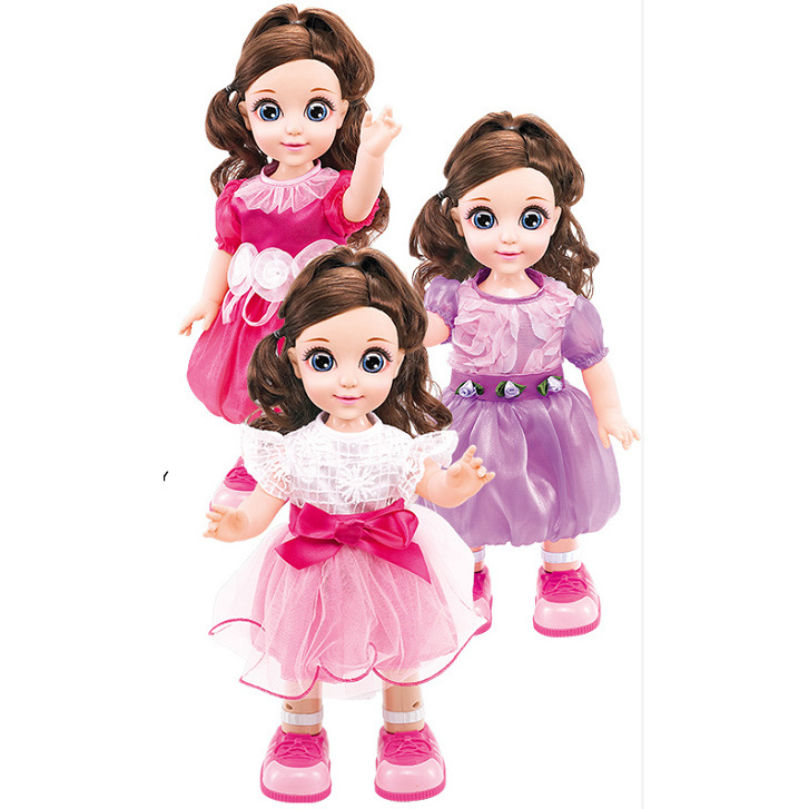 China Boneca Baby Intelligent Fashion Dolls For Kids Walking Dancing And Singing Real Baby Dolls