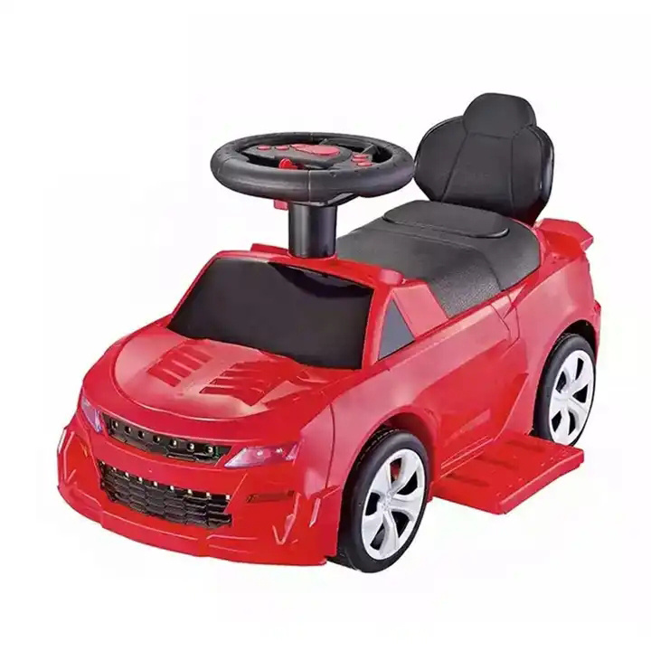 High Quality Kids 2 In 1 Deformation Robot Car with Music and Light Kids 4 Wheel Ride On Car Toy