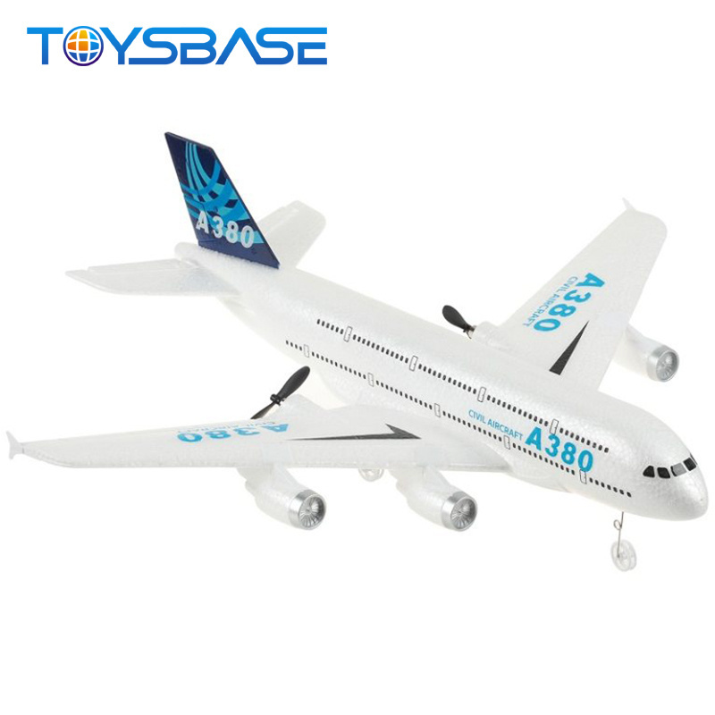 2.4Ghz 2 Channel Kids Aircraft Durable Rc Plane Airbus A380