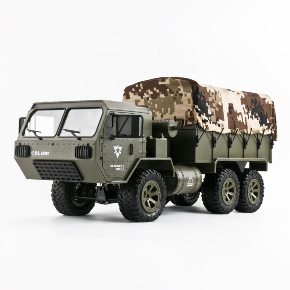 FY004 1:16 Remote Control Military Truck 6 Wheels Drive Off-Road RC Car Truck Car RTR RC Toy for Children