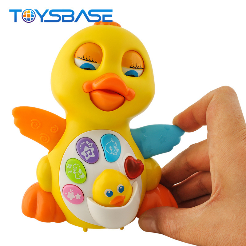 EQ Swing Play Game Cartoon Electric Yellow Duck Baby Toys