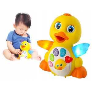 EQ Swing Play Game Cartoon Electric Yellow Duck Baby Toys