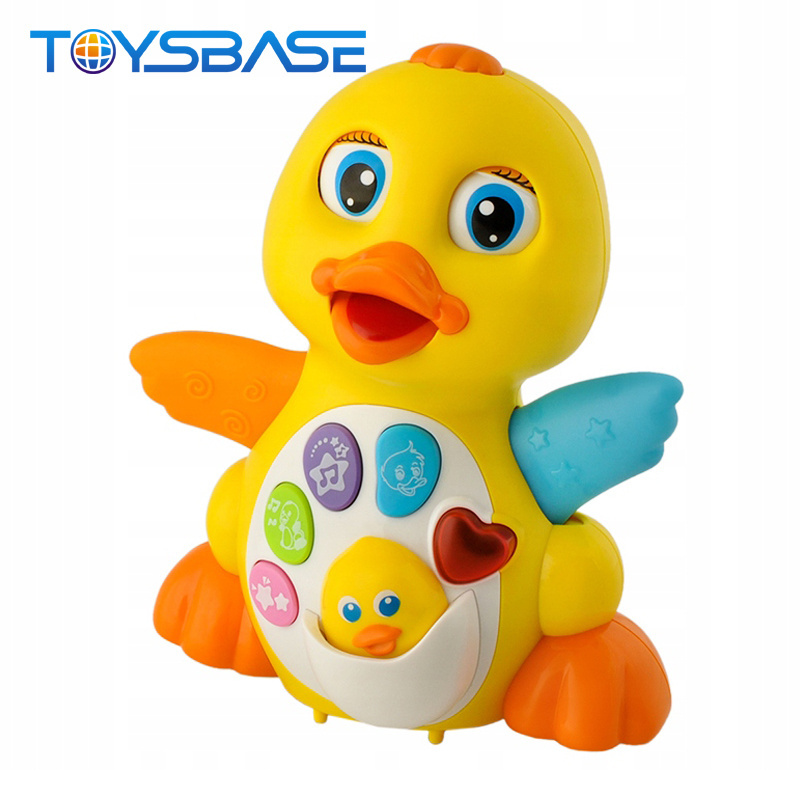 EQ Swing Play Game Cartoon Electric Yellow Duck Baby Toys