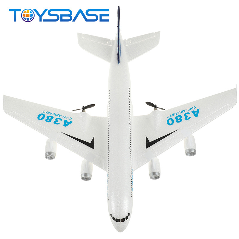 2.4Ghz 2 Channel Kids Aircraft Durable Rc Plane Airbus A380