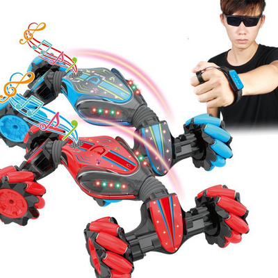 Gesture Sensing Children's Light Light Music Twisting Car Deformation Climbing Off-road Vehicle Model Stunt Remote Control Car