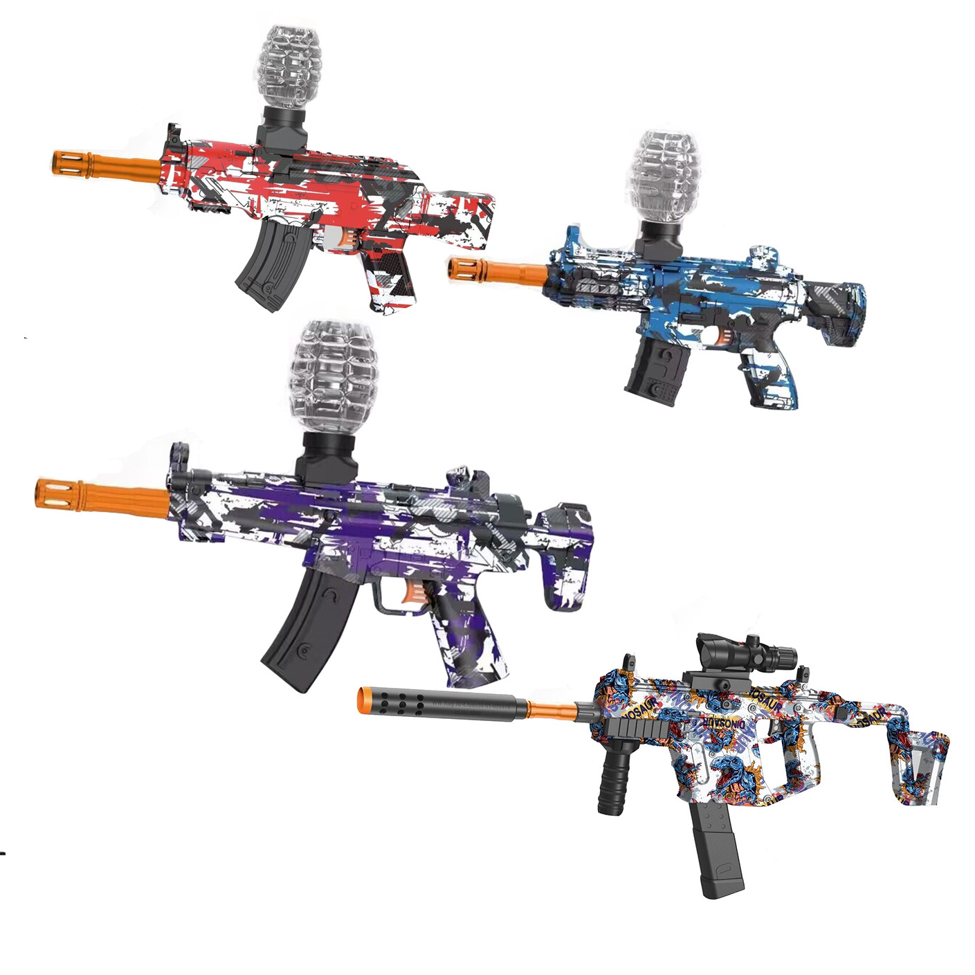 Water Ball Toy Gun AK47 Splatter Ball Gun Blaster Gun Toys