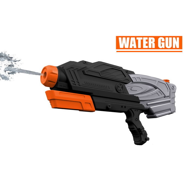 1000ml Power Full Water Gun Toys Summer Water Gun Toy Outdoor Game Spray Black Water Gun