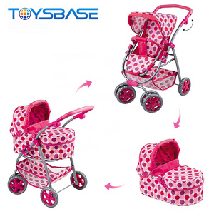 3 In 1 Luxury Pram Set With Car Seat Baby Doll Stroller Toy For Sale With Car Seat