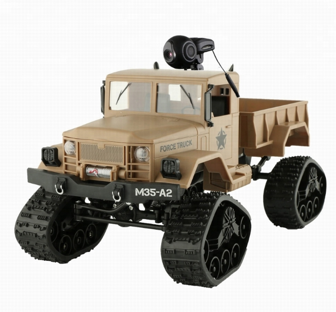 Juguetes a Control Remoto ,2.4G 4WD 1/16 RC Military Army Car 4WD WiFi Car HD camera TPR Tyre Carros a Control Remoto