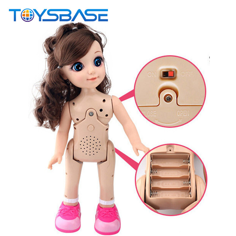 China Boneca Baby Intelligent Fashion Dolls For Kids Walking Dancing And Singing Real Baby Dolls