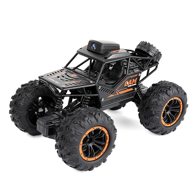 Alloy Rc Car With HD 720P WIFI FPV Camera Machine On Remote Control Stunt 1:18 2.4G SUV Radio control Climbing Toys For Kids