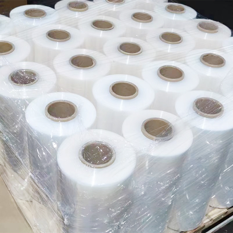 Pangda Custom Stretch Wrap Jumbo Roll Film Lldpe Industrial Stretch Film Wrap