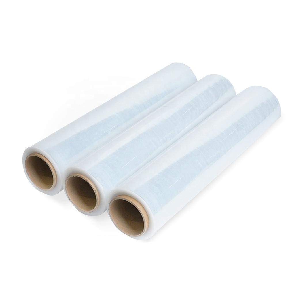 Pangda Factory price transparent LLDPE Pallet Wrapping Film Plastic Polyethylene Film Pallet Plastic Lldpe Wrap Strech Film