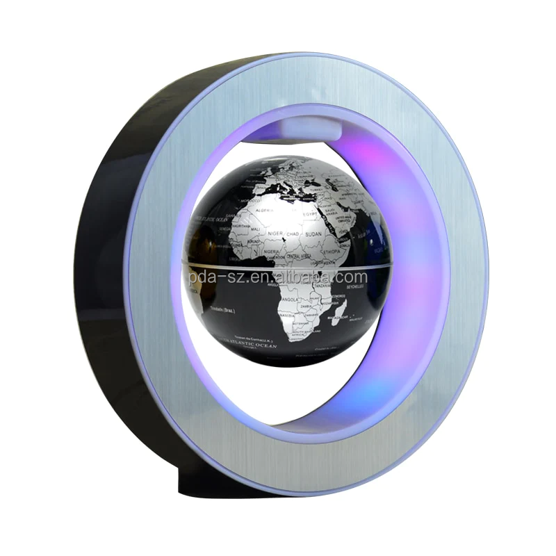 Mysteriously Floating Rotating Magnetic Levitation Globe 4inch with led light for gift decoration