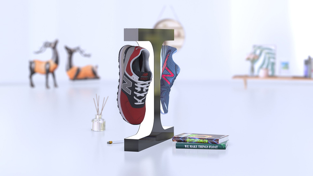 Levitating Floating Stand Remote Levitation Shoes Advertising Exhibition Shoe Store Show Display