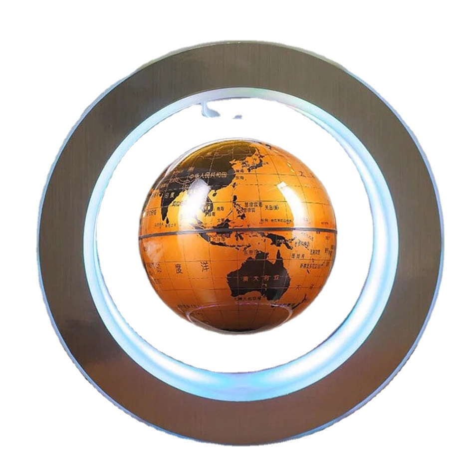 Mysteriously Floating Rotating Magnetic Levitation Globe 4inch with led light for gift decoration