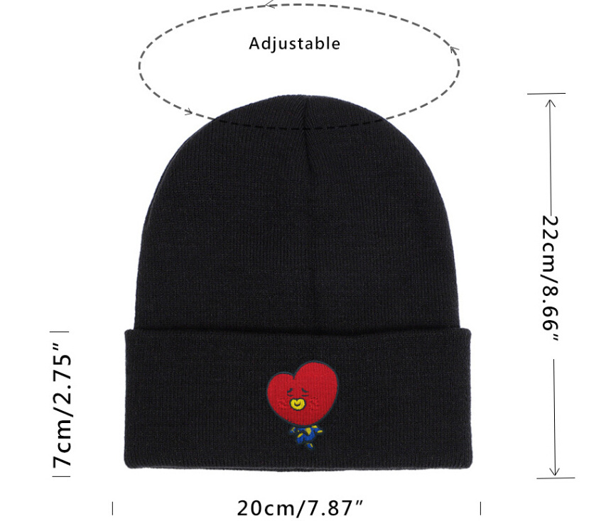 Custom Embroidery 100% Acrylic knitted Unisex Winter Head Warmer Slouch Skull Cap For Sports