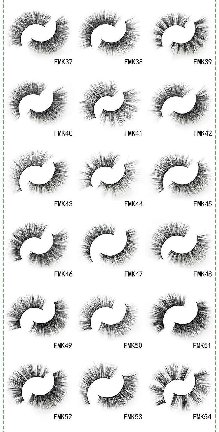 False Lashes Mink Wholesale Fluffy Eyelash Bulk 30 Pairs 5D Faux Mink Eyelashes Pack Individual