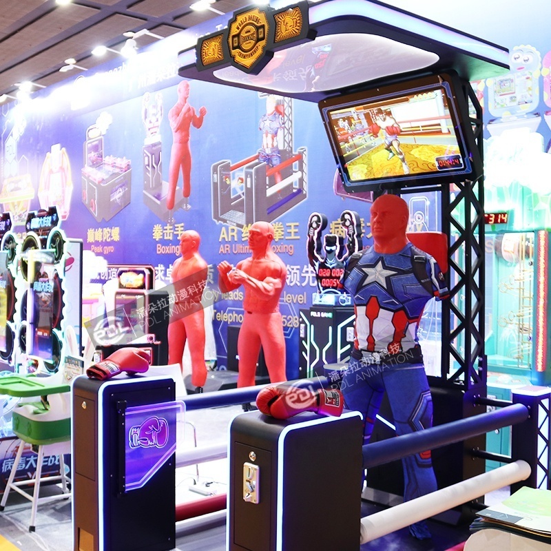 Colorful Park Man Arm Burn Punching Hiting Hot Sale Boxing Machine/Boxing Training Machine/Boxing Arcade Machine