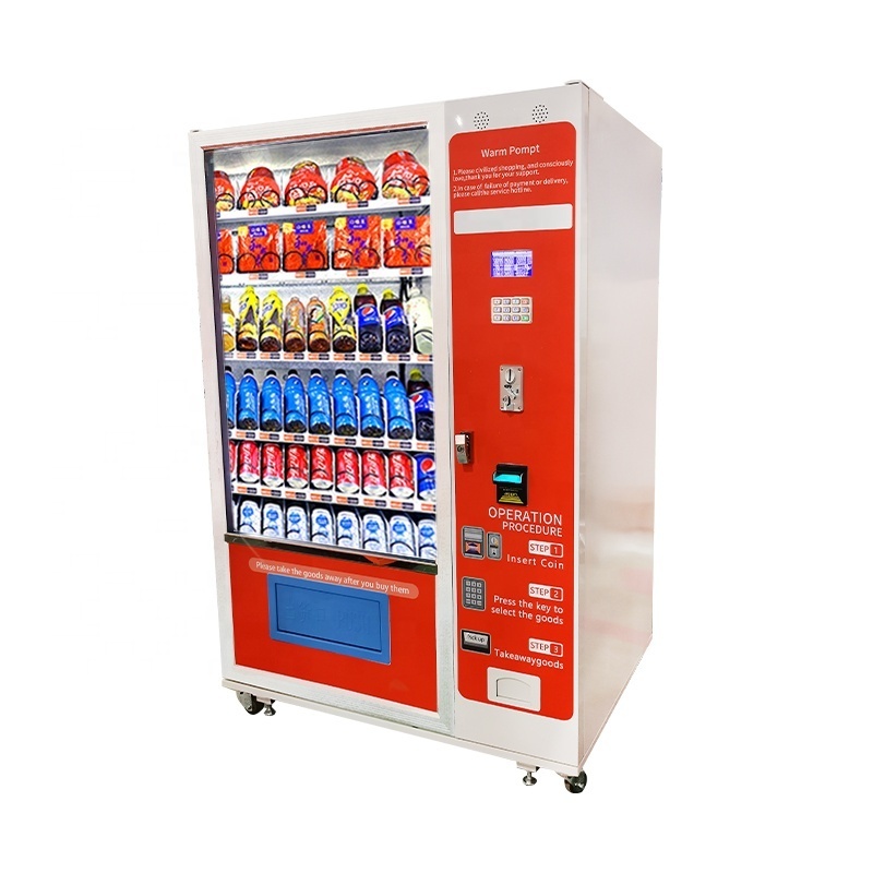 Coin Operated Charging Vending Machine Cigarette Condom Clothing Water Fully Automatic Self Mini Hair Vending Machine