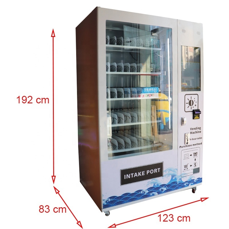 Touch Screen Smart Store Barber Cut Wine Automatic Coin Operated Commercial Vending Machine For Sale