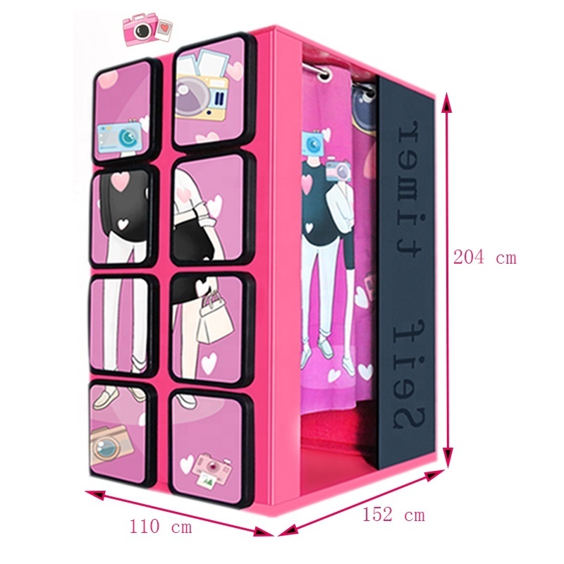 2021 Korean Self Picture Booth Machine Instant Printing Photobooth Props/Photobooth Backdrop/Photobooth Machine