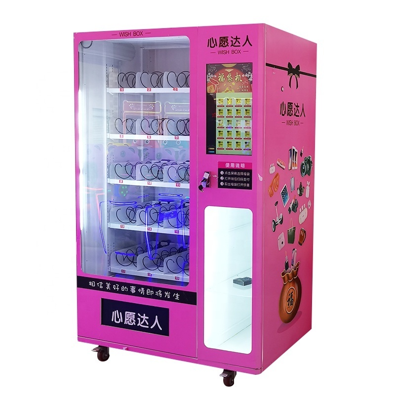 Business Guangzhou Gift Coin Operated Japanese Vending Machines/Vending Machines Sale/Lucky Box Vending Machine