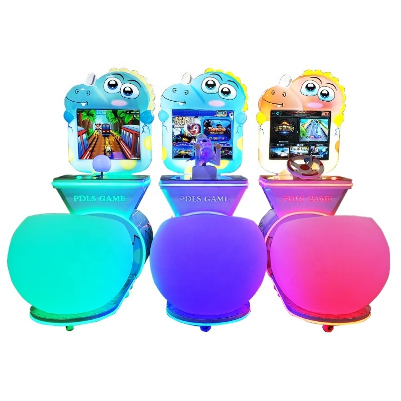 Indoor Electronic Gaming Machines Car Racing Kiddie Rides Shooting Amusement Coin Operated Ride Games For Kids