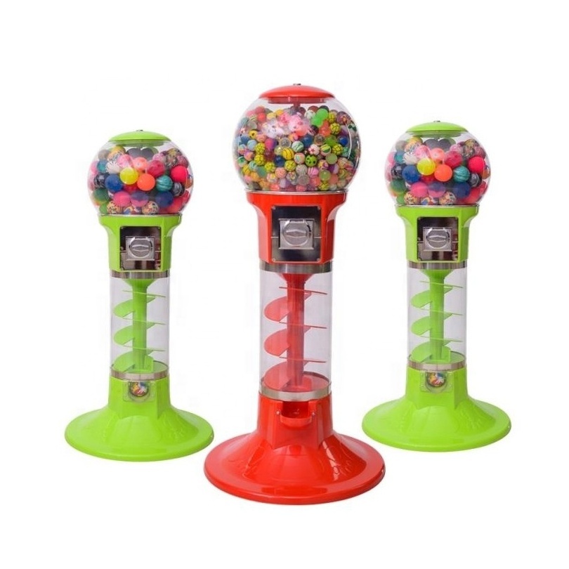 Export Packaging Price Coin Operated Machines Cute Candies Gum Balls Gashapon Capsule Toy Gumball Machine Vending