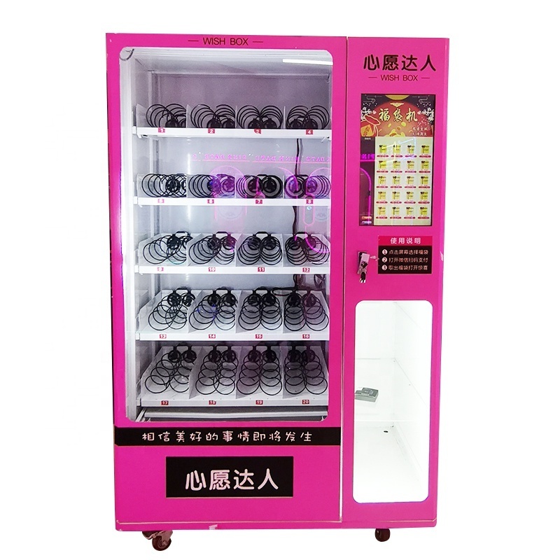 Business Guangzhou Gift Coin Operated Japanese Vending Machines/Vending Machines Sale/Lucky Box Vending Machine