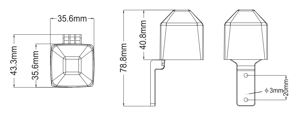 PDLUX PD-P09 Miniature Photoelectric Sensors Photo Electric Light Control Switch for Street Lights