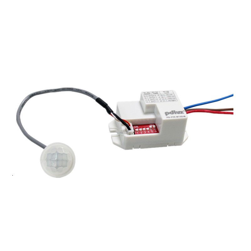 Hot Sales Pdlux PD-PIR-M15Z-B  Small Adjustable Embedded Human Body Infrared Motion Presence Sensor Switch