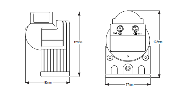 Pdlux PD-PIR125-Z Human PIR Motion Detector for LED Switch