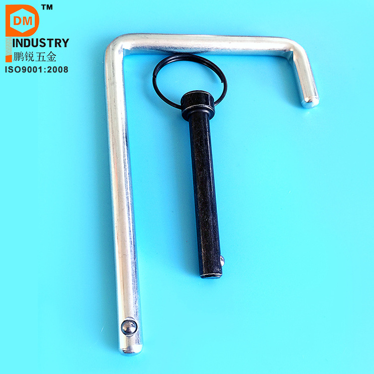 Pull Ring Quick Release Lynch Locking Cotter Pin / Cam Lock Safety Pin