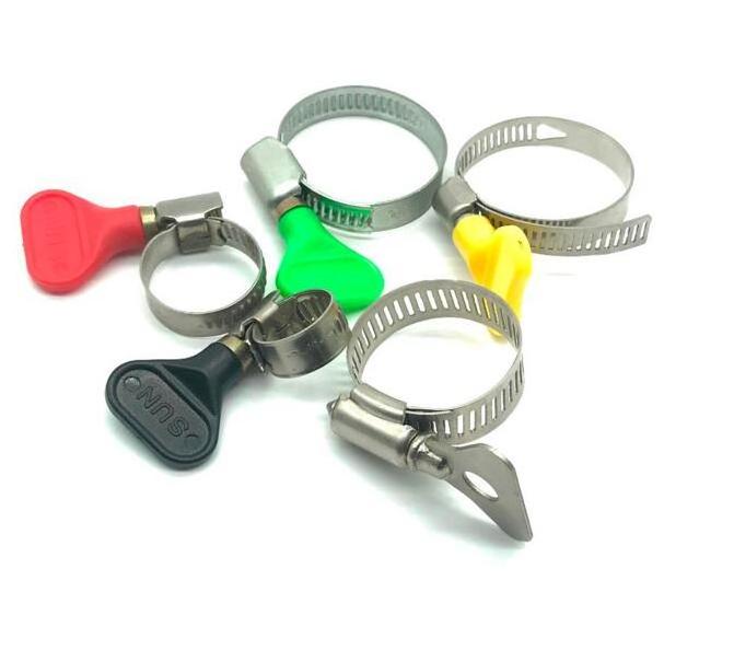 Butterfly Hose Clip Clamp Set Stainless Steel 304