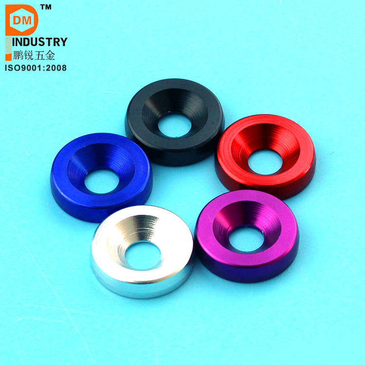 Aluminum Fender Washers Anodized And Assembly bolt