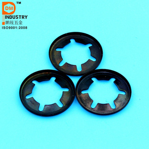 for 3mm diameter shaft spring steel black star lock washer