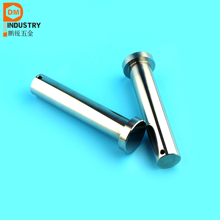 Grooved Clevis Pin with Zinc Plated Head 10mm Length 6mm Thickness Carbon Steel Fasteners